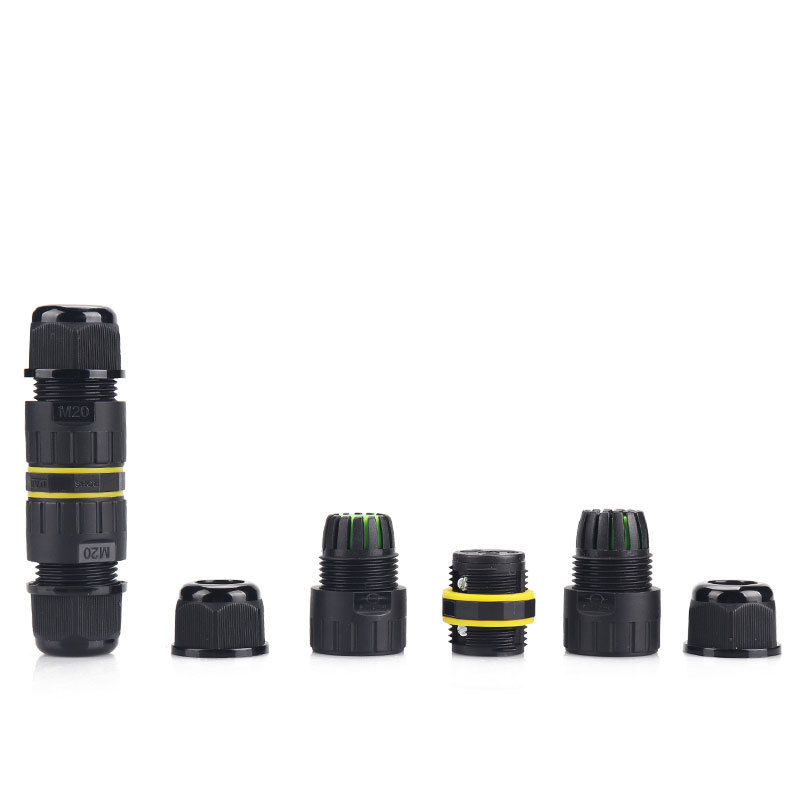 Đầu nối cút nối điện chống nước M20-3P IP68 4pin